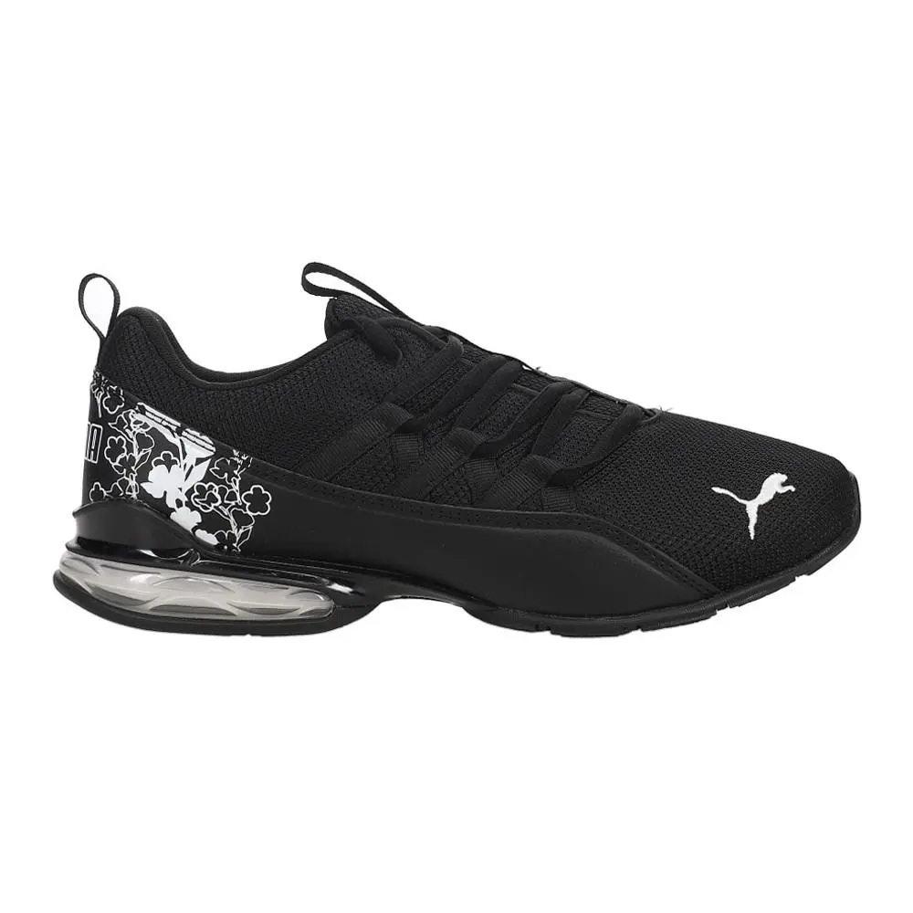 Puma Riaze Prowl Floral Lace Up Womens Size 7 M Sneakers Casual Shoes 31127301 - Black