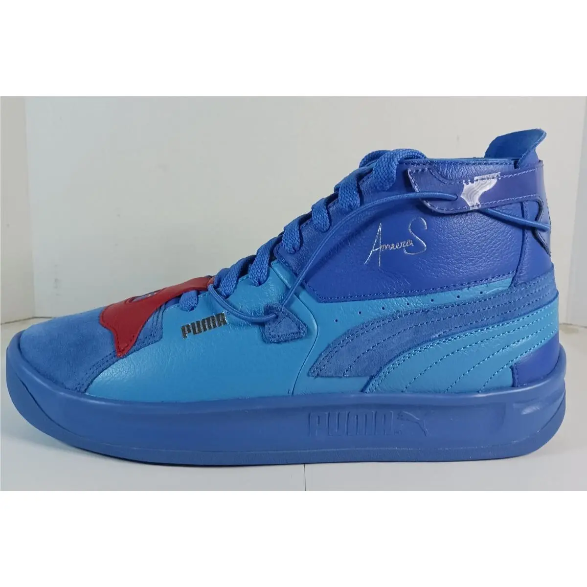 Puma shoes - Puma Pensole X Gv Detriot Lace Up - 37585501 - Red (UPC: 194579056718) 6