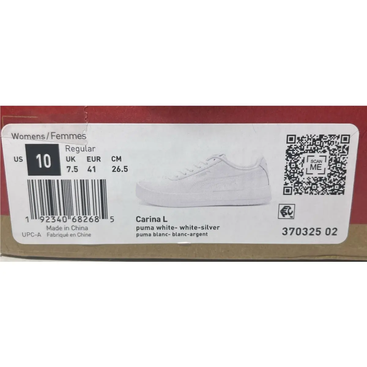 Puma shoes - Puma Carina L - Carina - 4370325-02 - White 0
