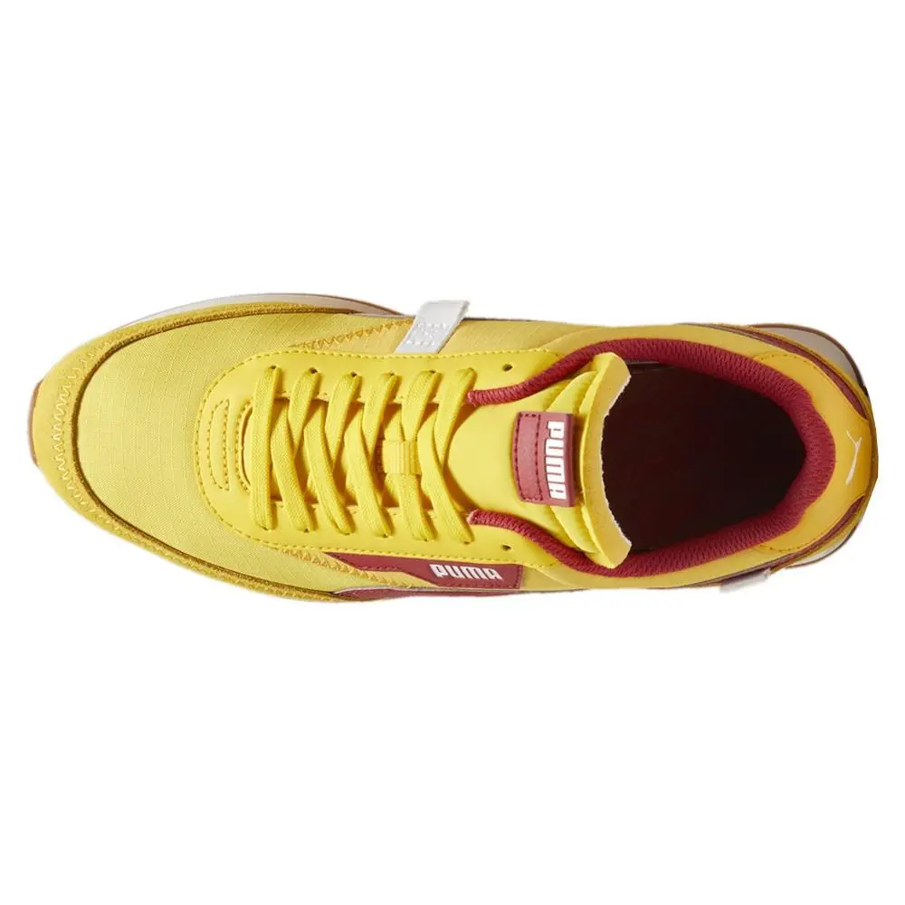 Puma shoes - PUMA Future Rider Play On Lace Up - 39347320 - Yellow (UPC: 196859416199) 2