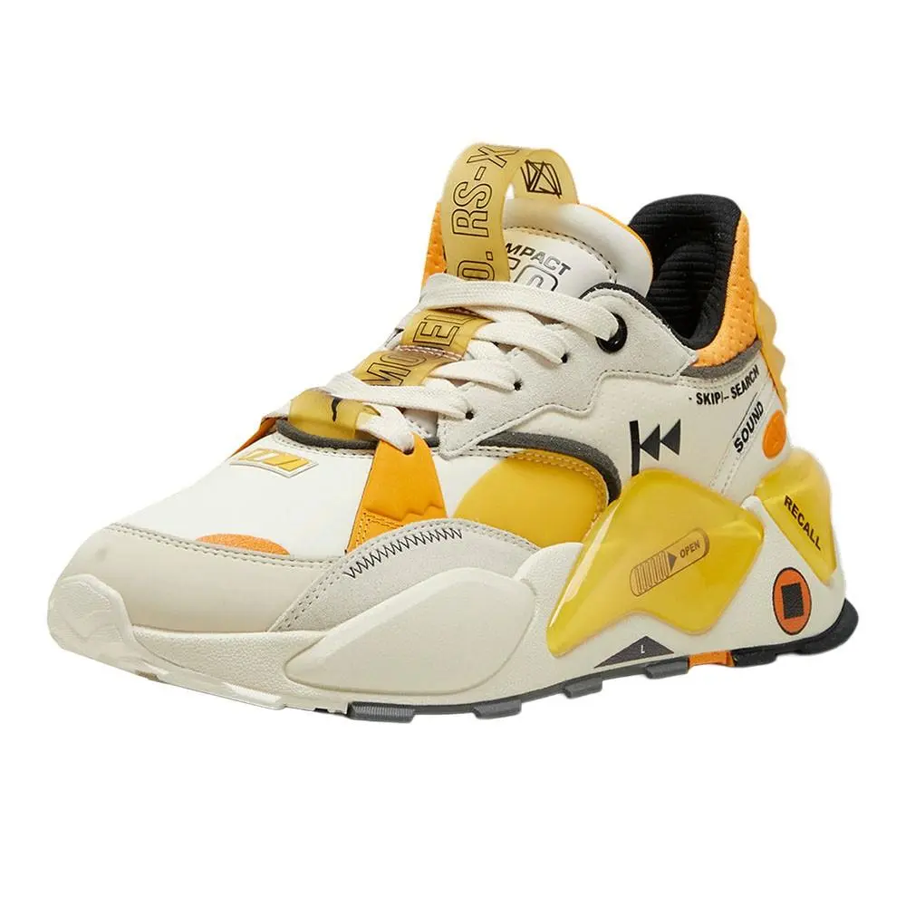 Puma shoes - PUMA RsXl Disc Logo Lace Up - 39454801 - Off White, Yellow (UPC: 196857544252) 0