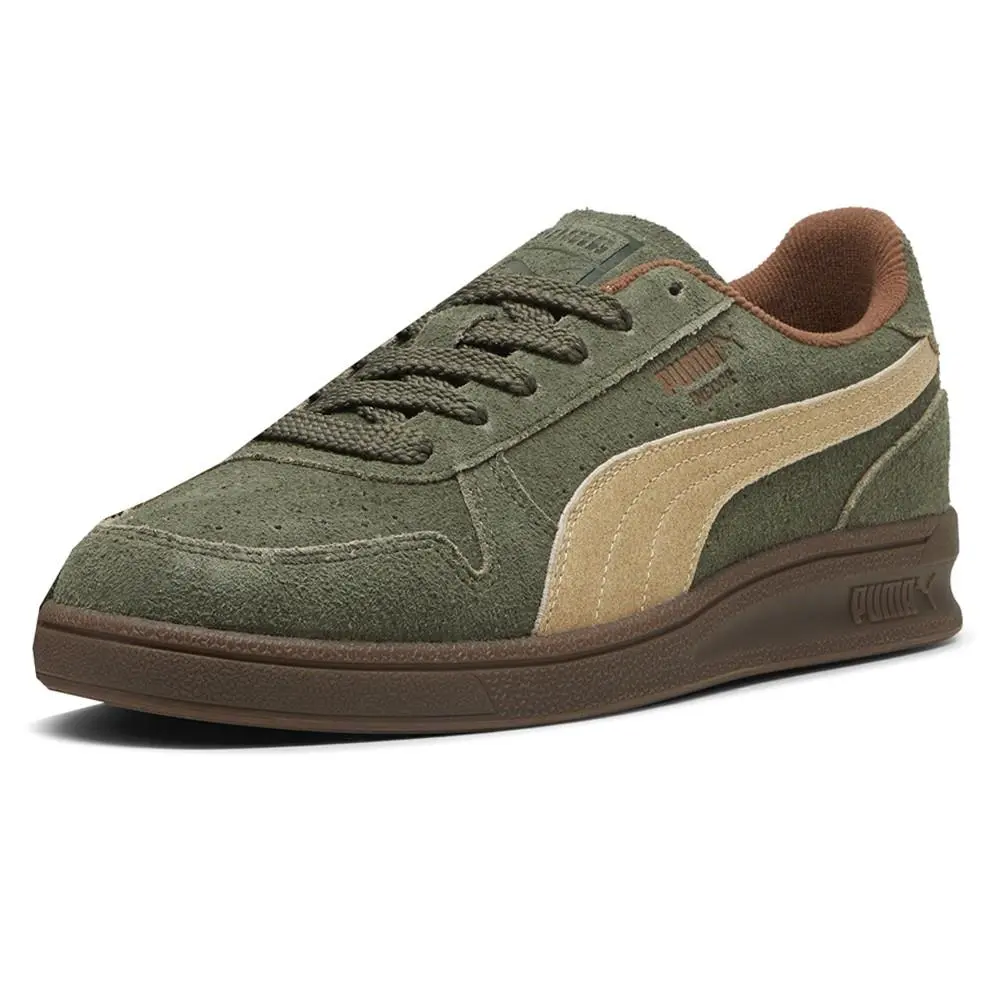 Puma shoes - PUMA Indoor R Suede Lace Up - 39853101 - Green (UPC: 197670227421) 0