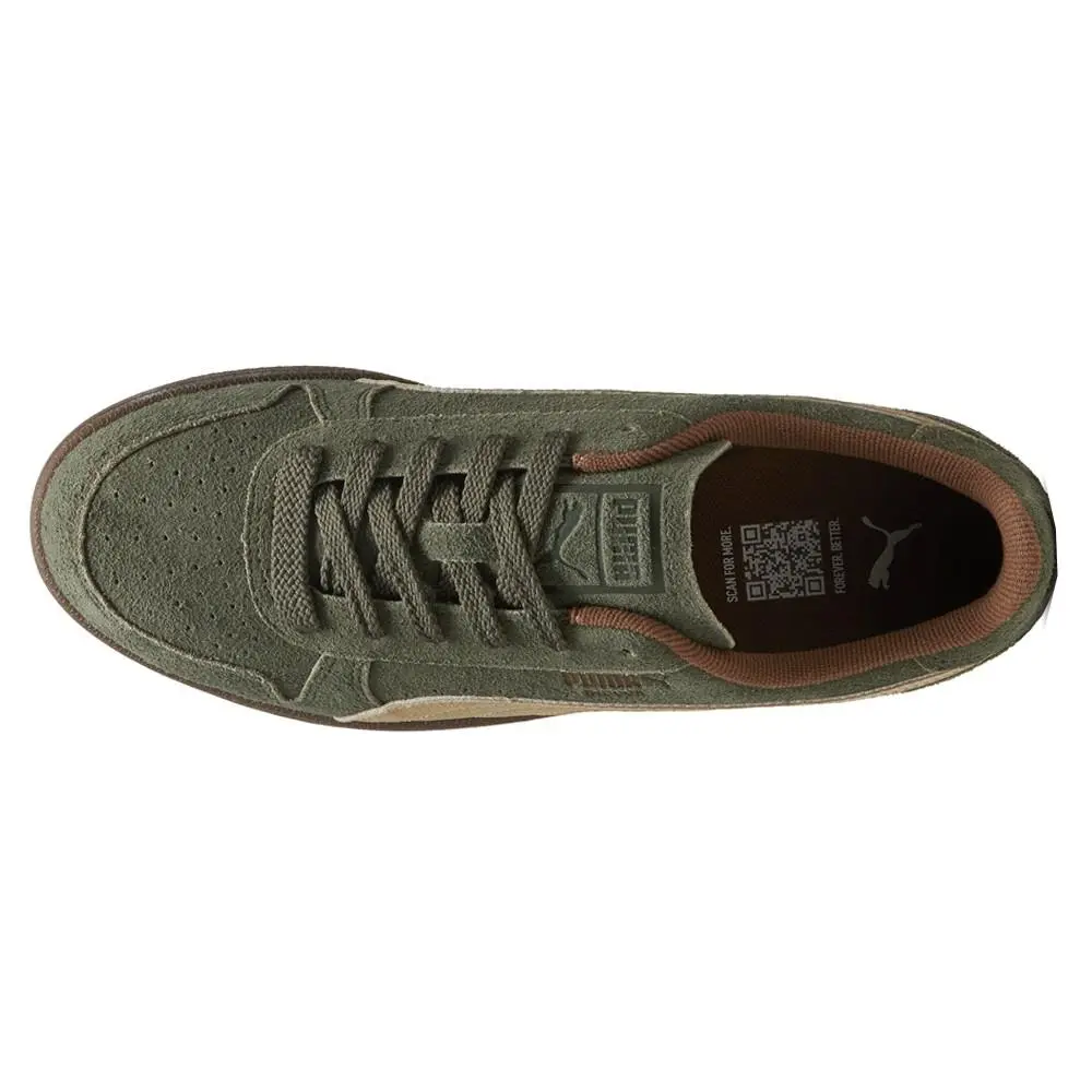 Puma shoes - PUMA Indoor R Suede Lace Up - 39853101 - Green (UPC: 197670227421) 2