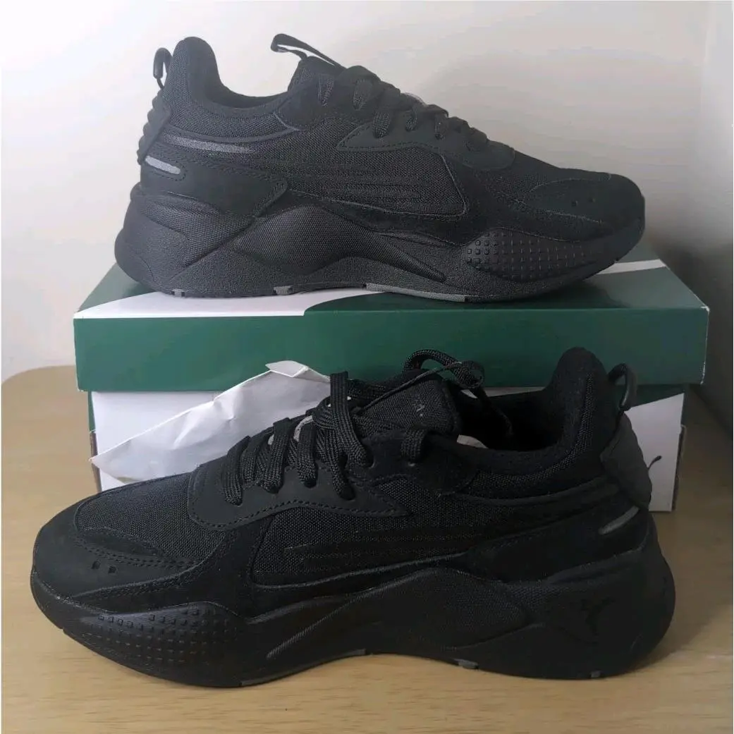 Mens 7.5 Puma Rs-x P.e.b Triple Black/black 389896-01