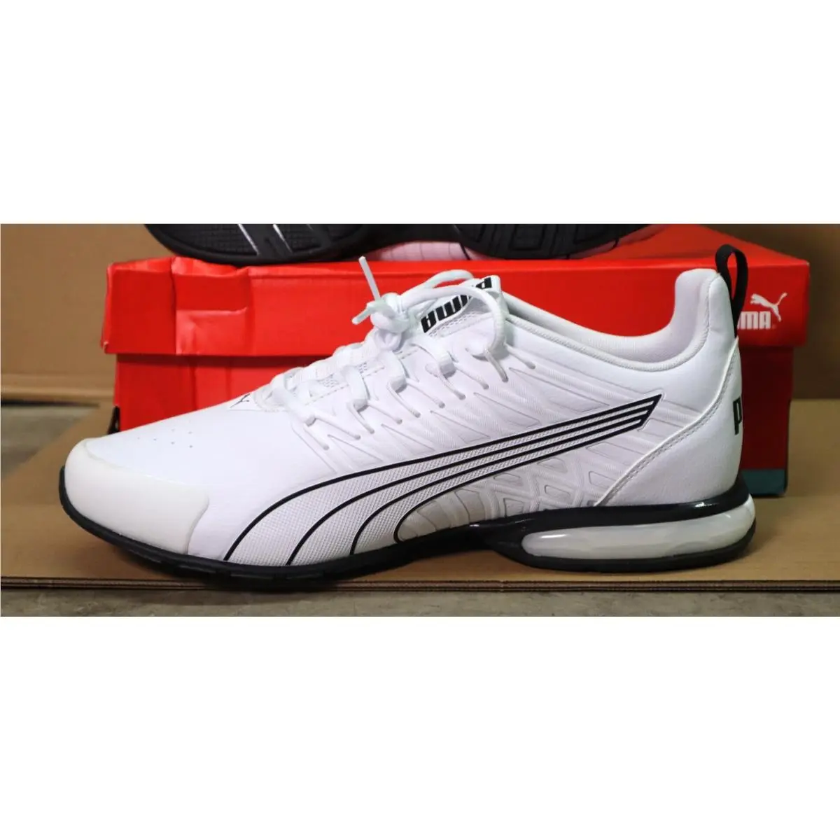 Puma shoes - PUMA Voltaic Evo - Voltaic Evo - 311976 01 - Puma White-Puma Black 4