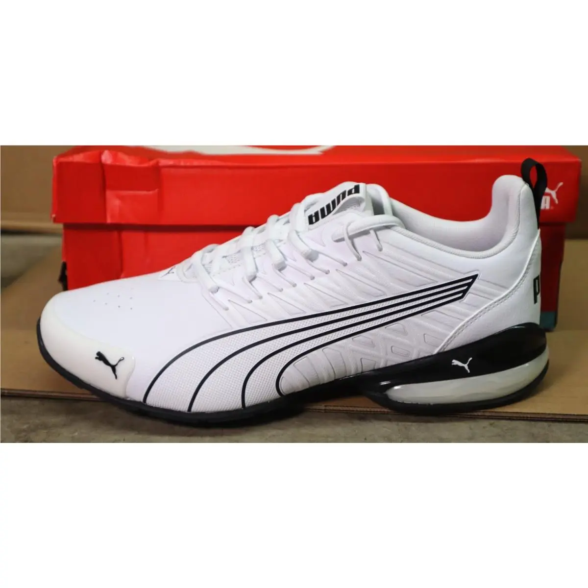 Puma shoes - PUMA Voltaic Evo - Voltaic Evo - 311976 01 - Puma White-Puma Black 6