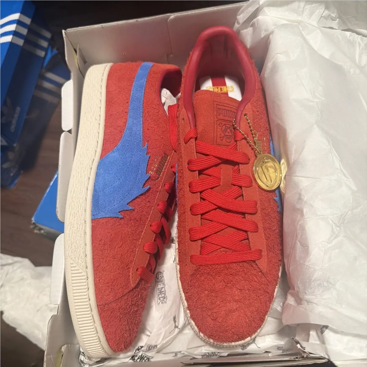 Puma shoes - PUMA Suede - Suede - Buggy Red/Blue/White (UPC: 196859179155) 0