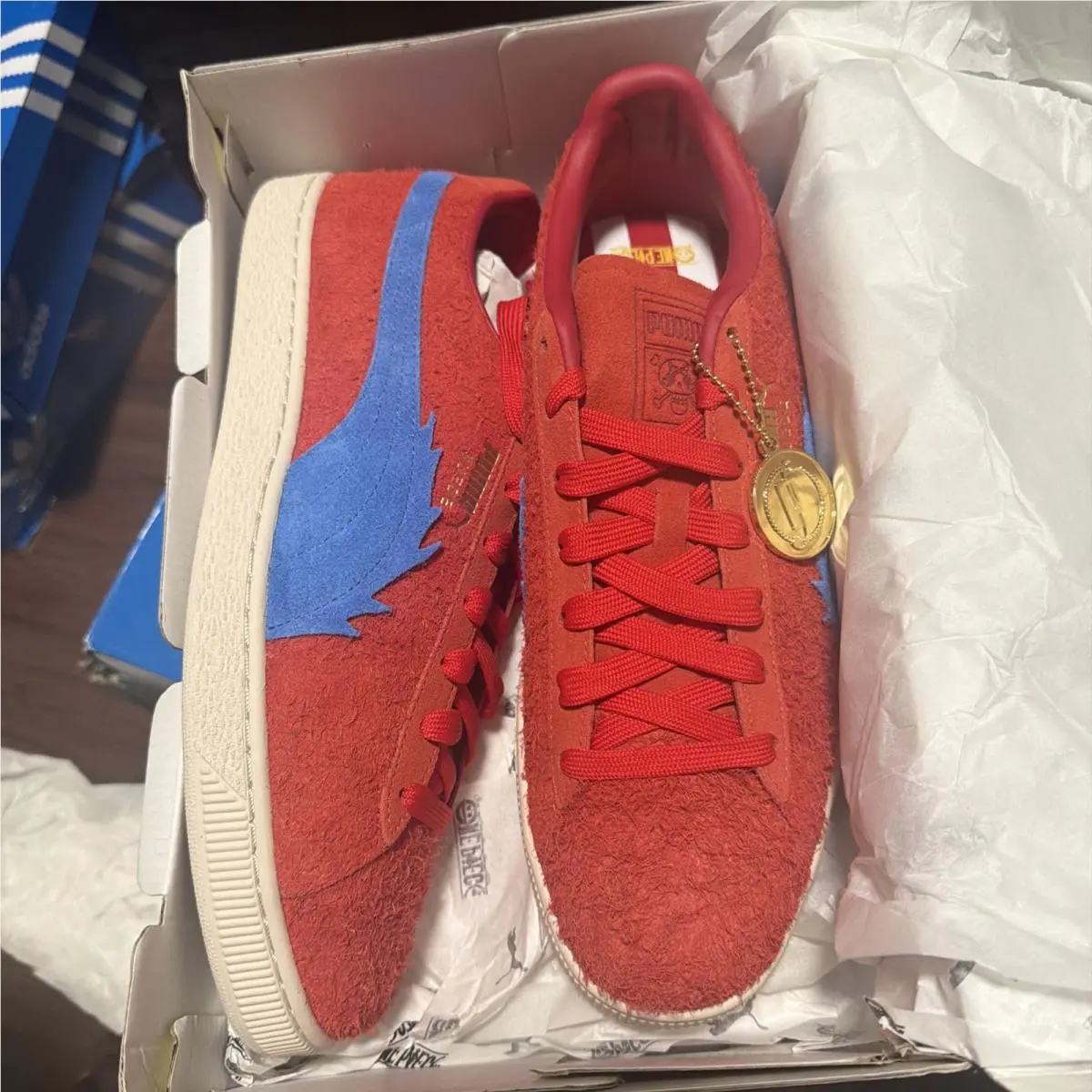 Puma shoes - PUMA Suede - Suede - Buggy Red/Blue/White (UPC: 196859179155) 1