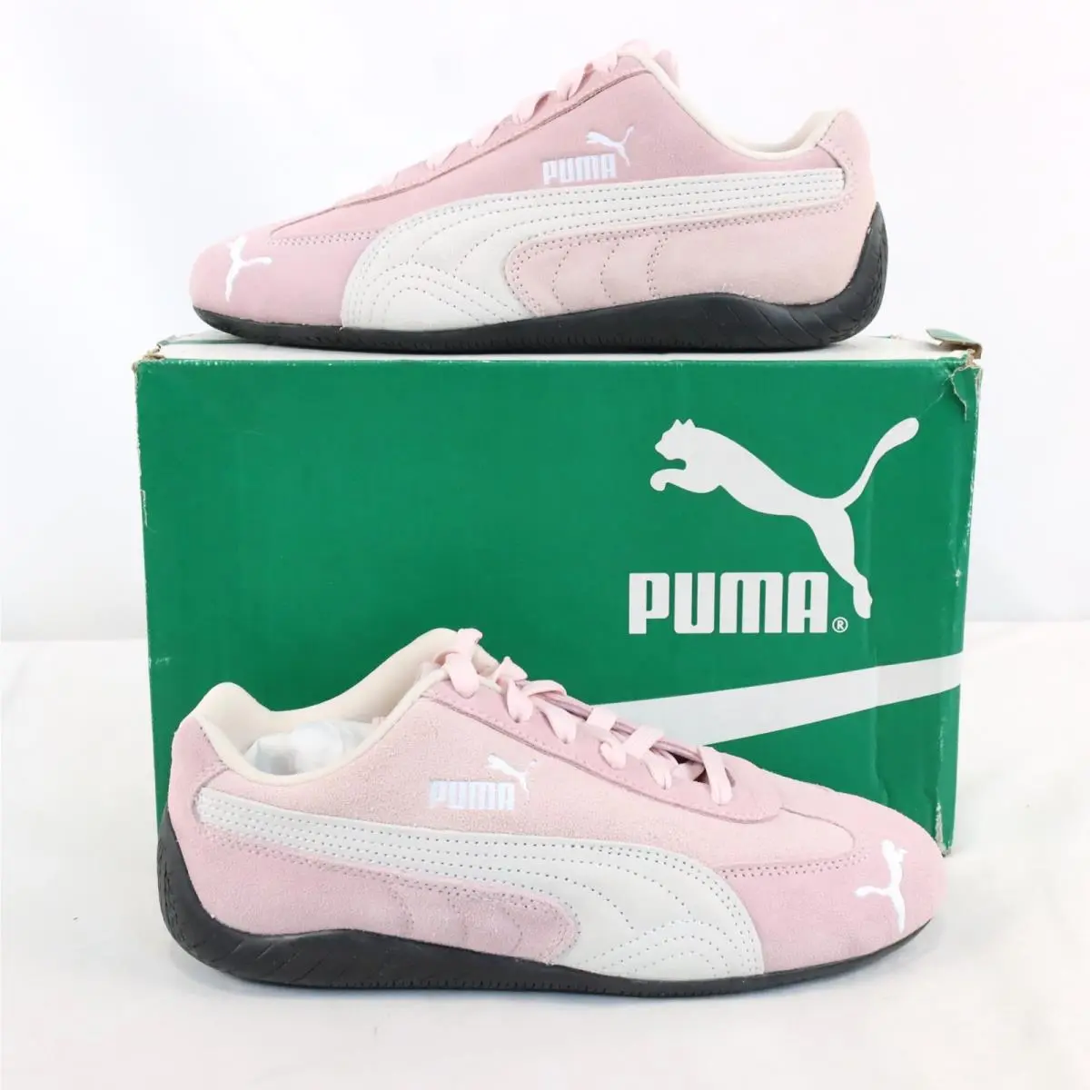 Puma Speedcat OG Street Sneakers In Whisp Of Pink/white Women`s Size 7 39884604