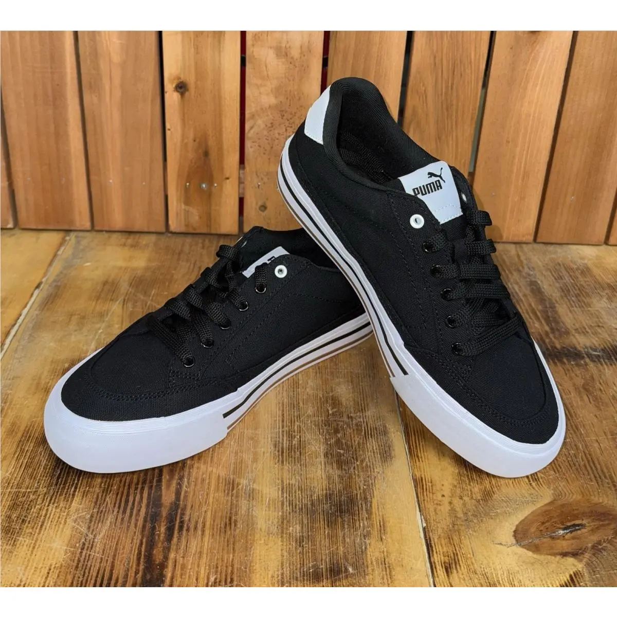 Puma Rebound Layup SL Mens Low Basketball Shoes Black/white Sz 8.5