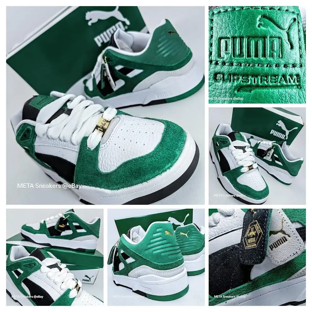 Puma shoes - PUMA Slipstream - Slipstream - 392081-01 - White/ Black / Green 18