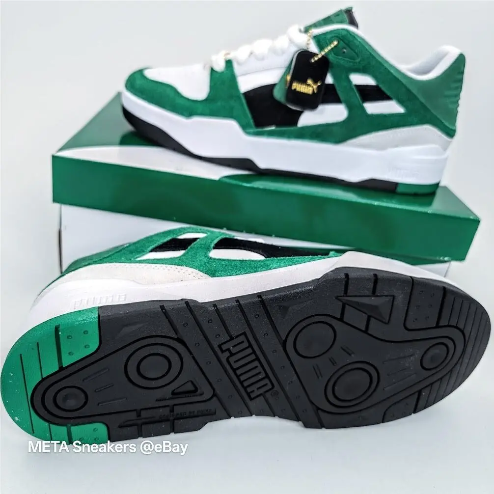 Puma shoes - PUMA Slipstream - Slipstream - 392081-01 - White/ Black / Green 9