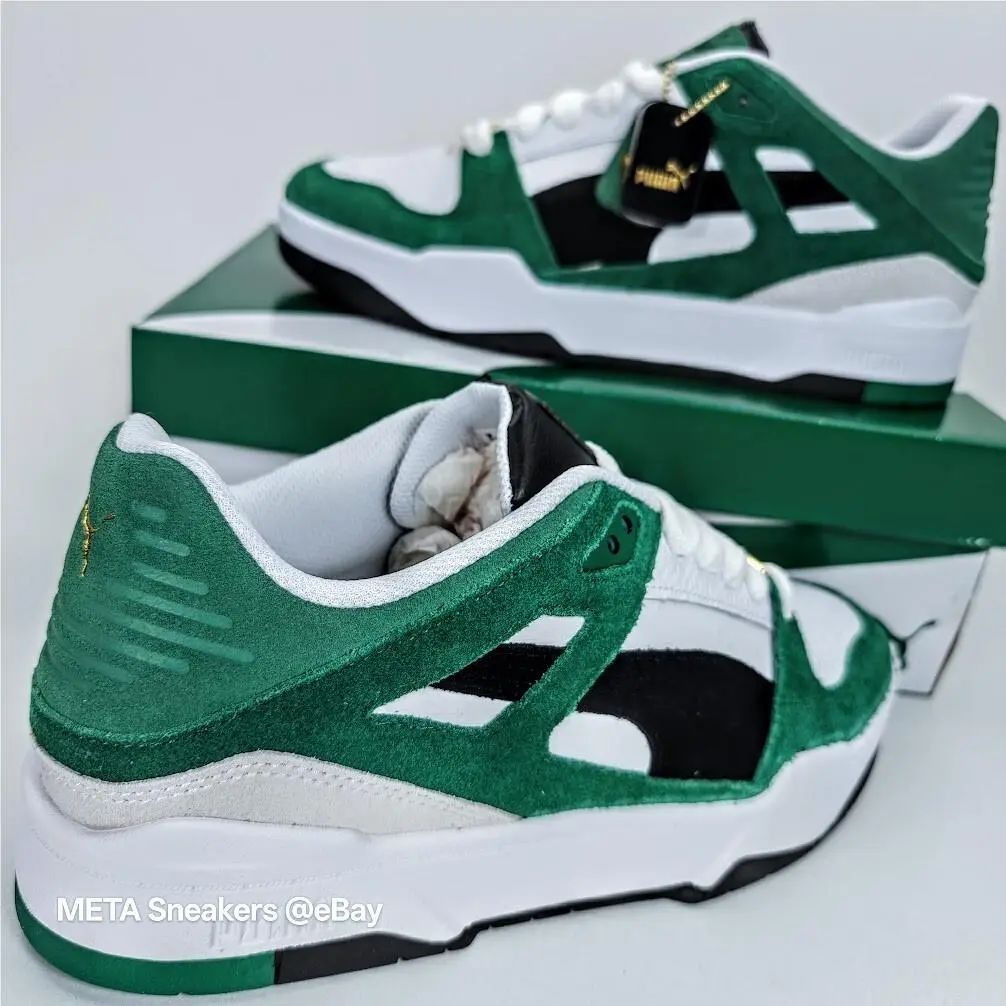 Puma shoes - PUMA Slipstream - Slipstream - 392081-01 - White/ Black / Green 12