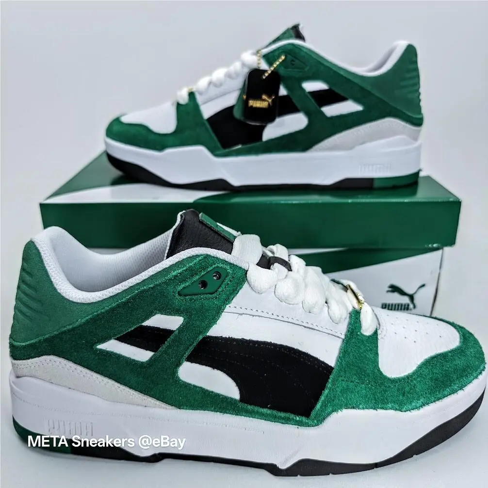 Puma shoes - PUMA Slipstream - Slipstream - 392081-01 - White/ Black / Green 7