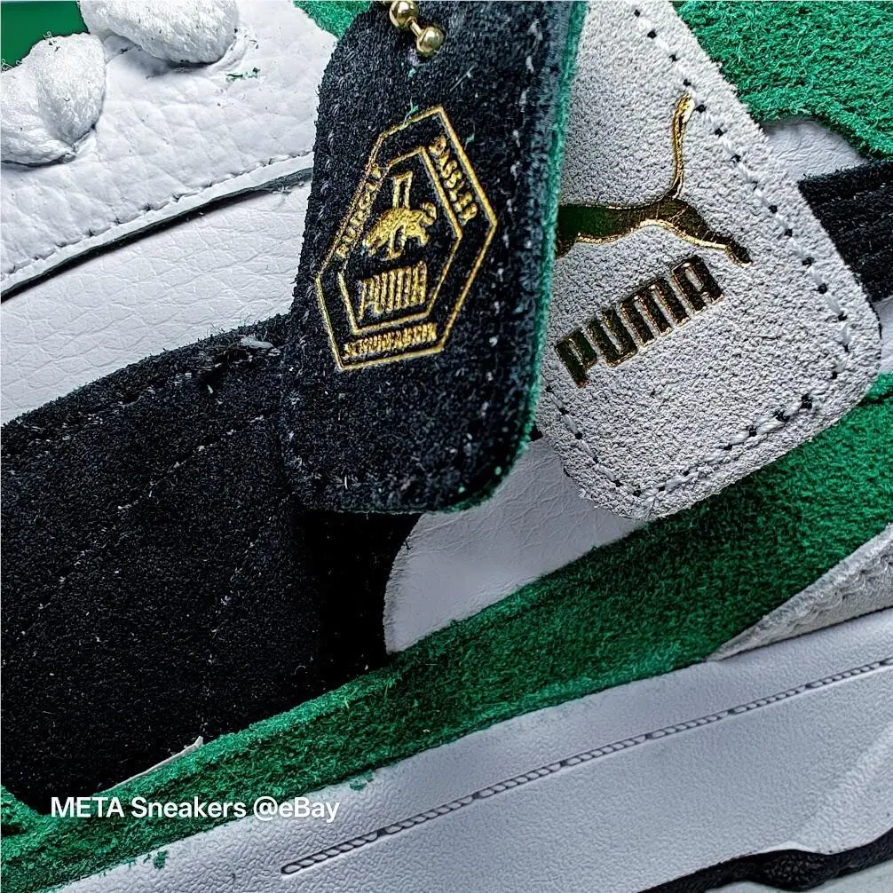 Puma shoes - PUMA Slipstream - Slipstream - 392081-01 - White/ Black / Green 5
