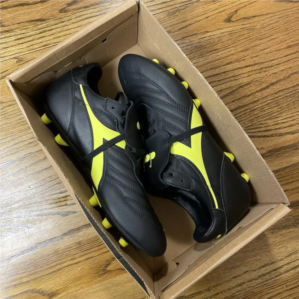 Diadora shoes - diadora Brasil Og Lt T Mdpu Soccer Cleats - 180669-C0641 - Black 5