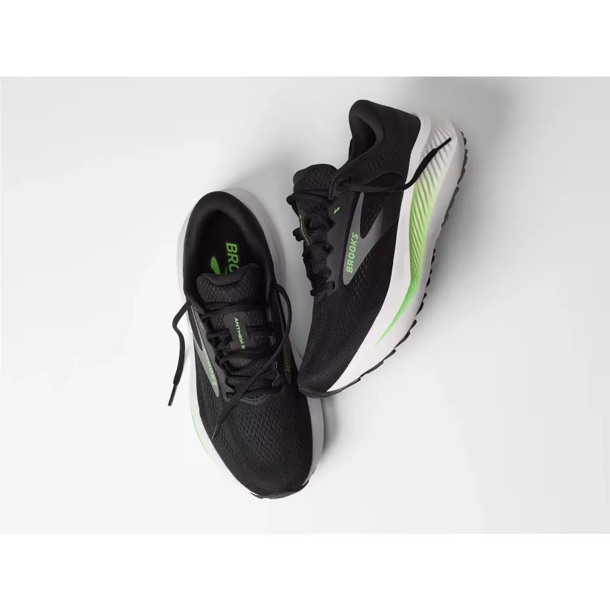 Brooks shoes - Black & Green 12