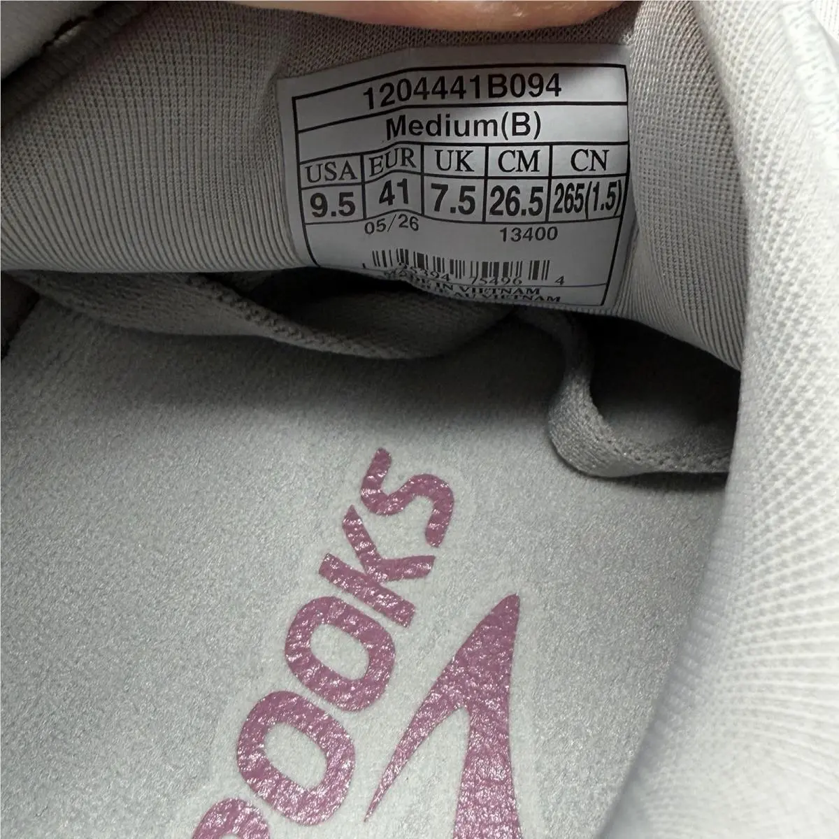 Brooks shoes - Brooks Ariel GTS 26 - Ariel GTS - 1204441B094 - Gray (UPC: 0195394754964) 10