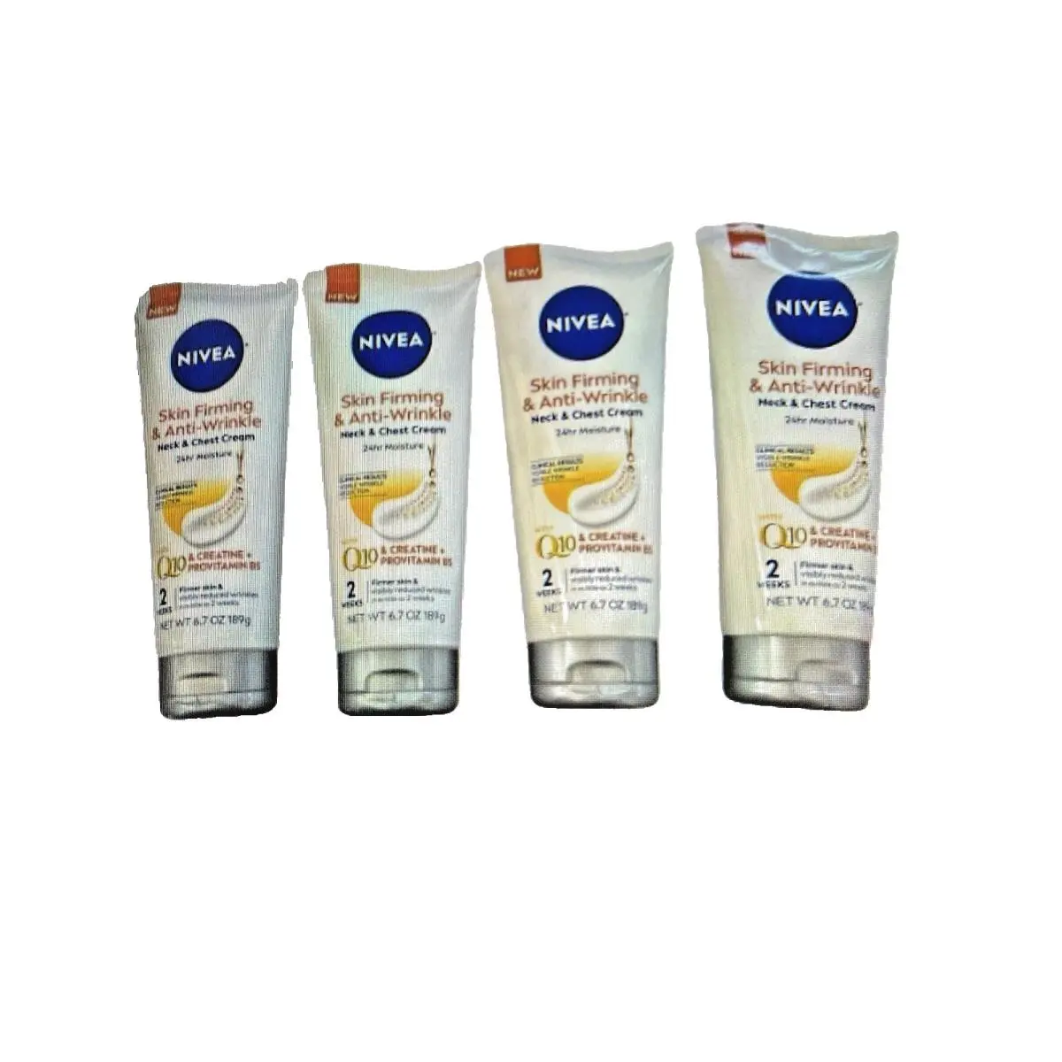 4  Q10 + Creatine Skin Firming Anti-wrinkle Neck Chest Cream 6.7oz B5 by Nivea