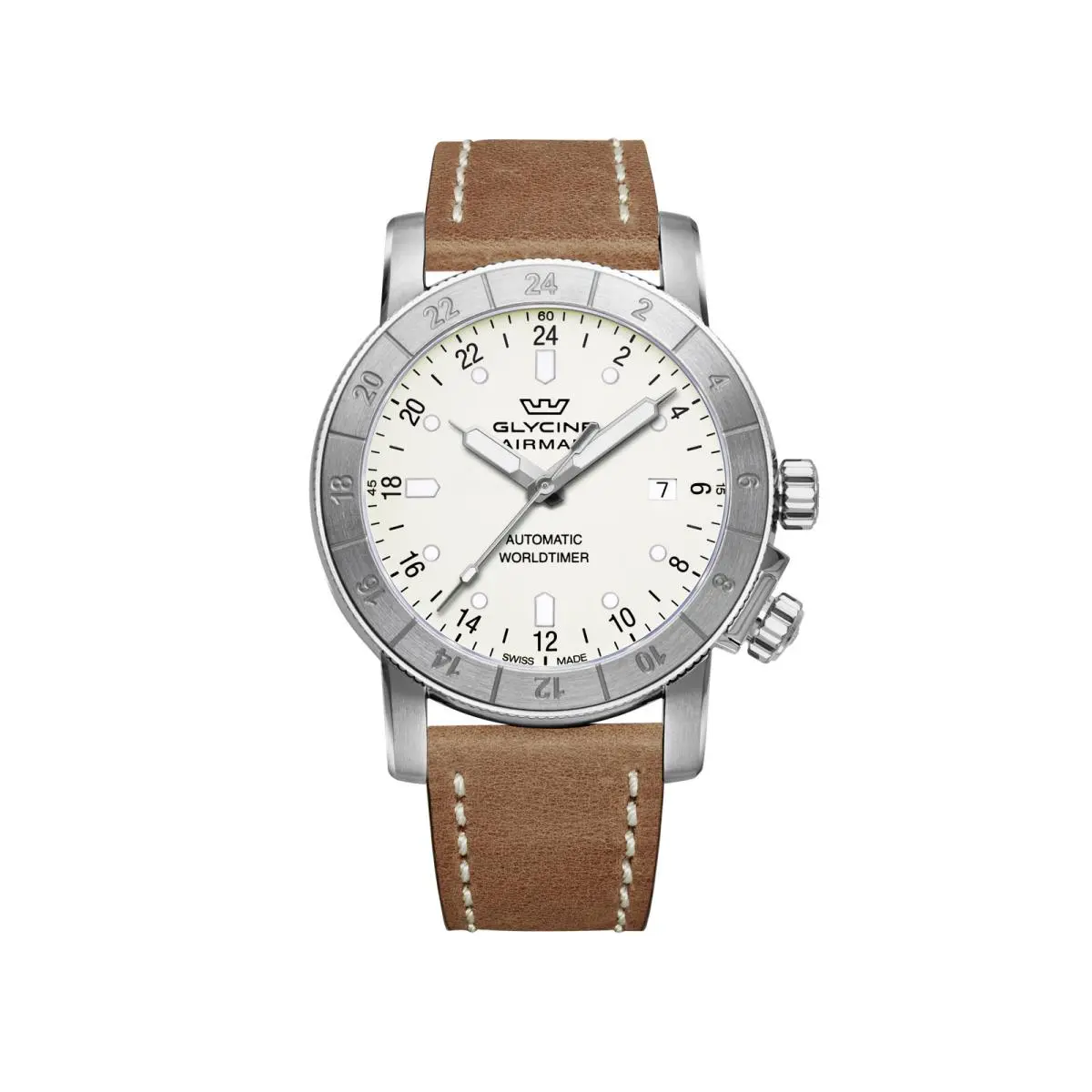 Glycine Men`s Airman Purist 42mm Automatic Watch GL0141
