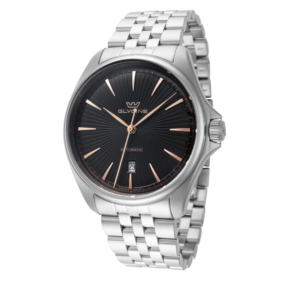 Men`s Combat Classic 43mm Automatic Watch GL0454 by Glycine