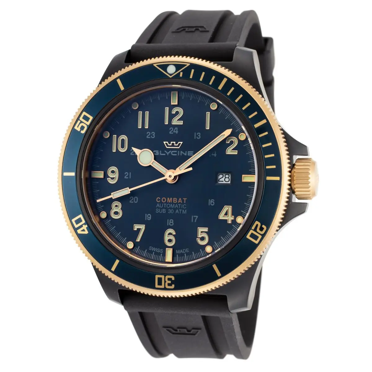 Glycine Men`s Combat Sub 46 46mm Automatic Watch GL0280