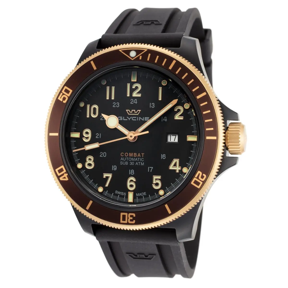 Glycine Men`s Combat Sub 46 46mm Automatic Watch GL0278