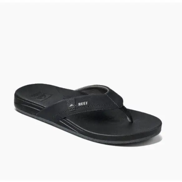 Men`s Cushion Spring Flip Flops Thong Sandals sz 12 M Black / Grey BCI3638 by Reef