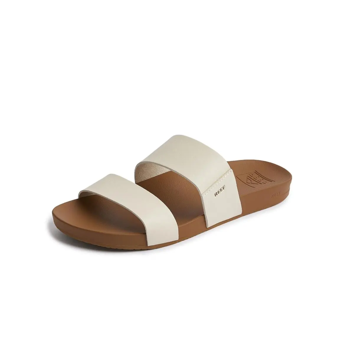 Cushion Vista Womens Fashion Slide Sandal Vegan Leather Strap Ultra by Reef