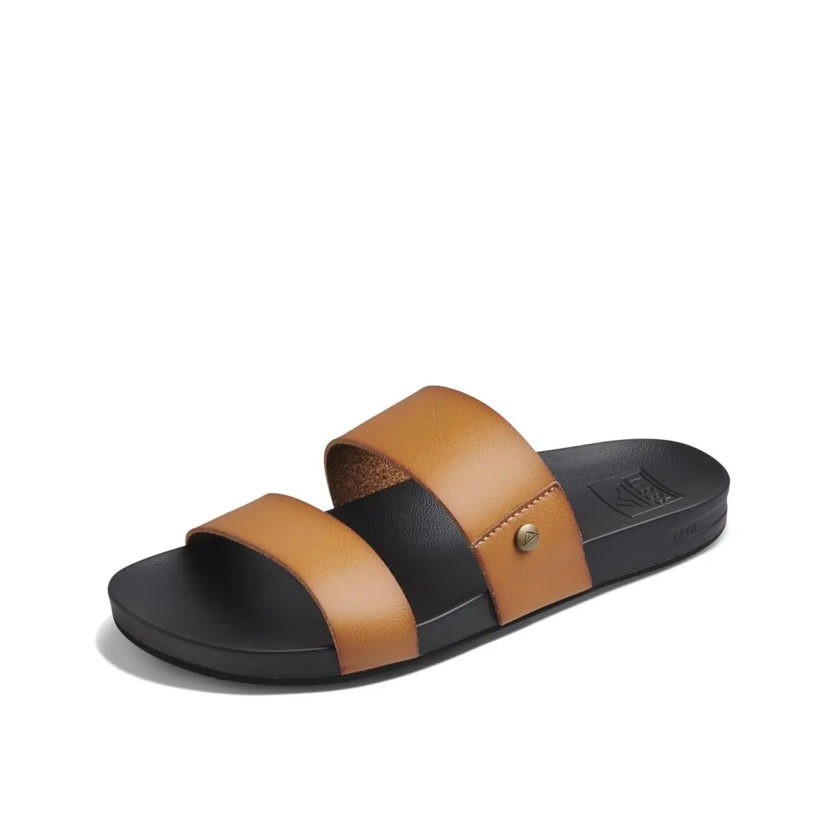 Cushion Vista Womens Fashion Slide Sandal Vegan Leather Strap Ultra by Reef