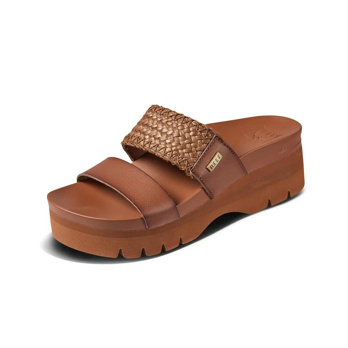 Reef Womens Cushion Vista Higher Platform Fashion Sandal Arch Support Ultra