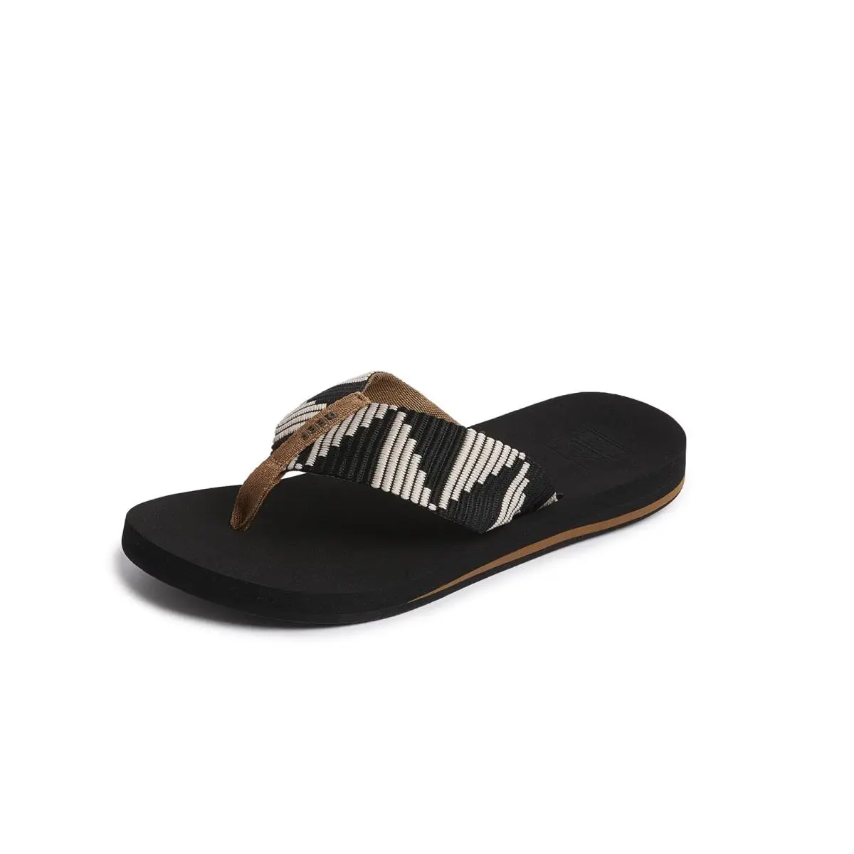 Reef Women’s Woven Flip Flops Soft Strap Cushion Footbed Pebble Size 7