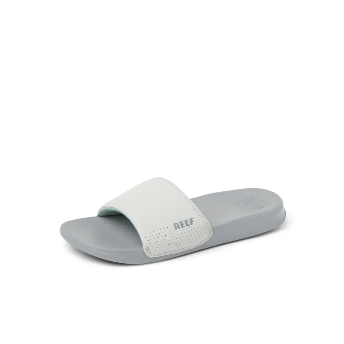 Reef One Slide Mens Sandal Lightweight Water Friendly Grey/ Grey Stone 11