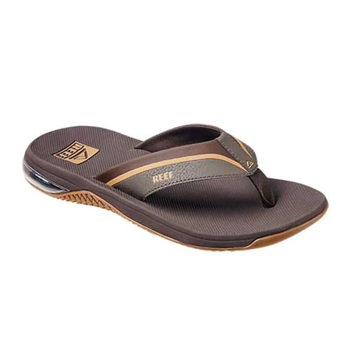 Mens Sandals Anchor Brown/gum 12 by Reef