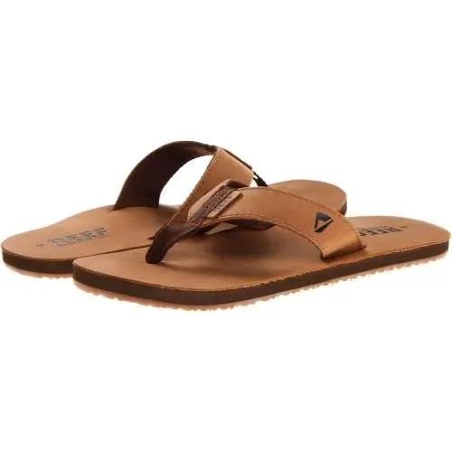 Men`s Leather Smoothy Flip Flops by Reef