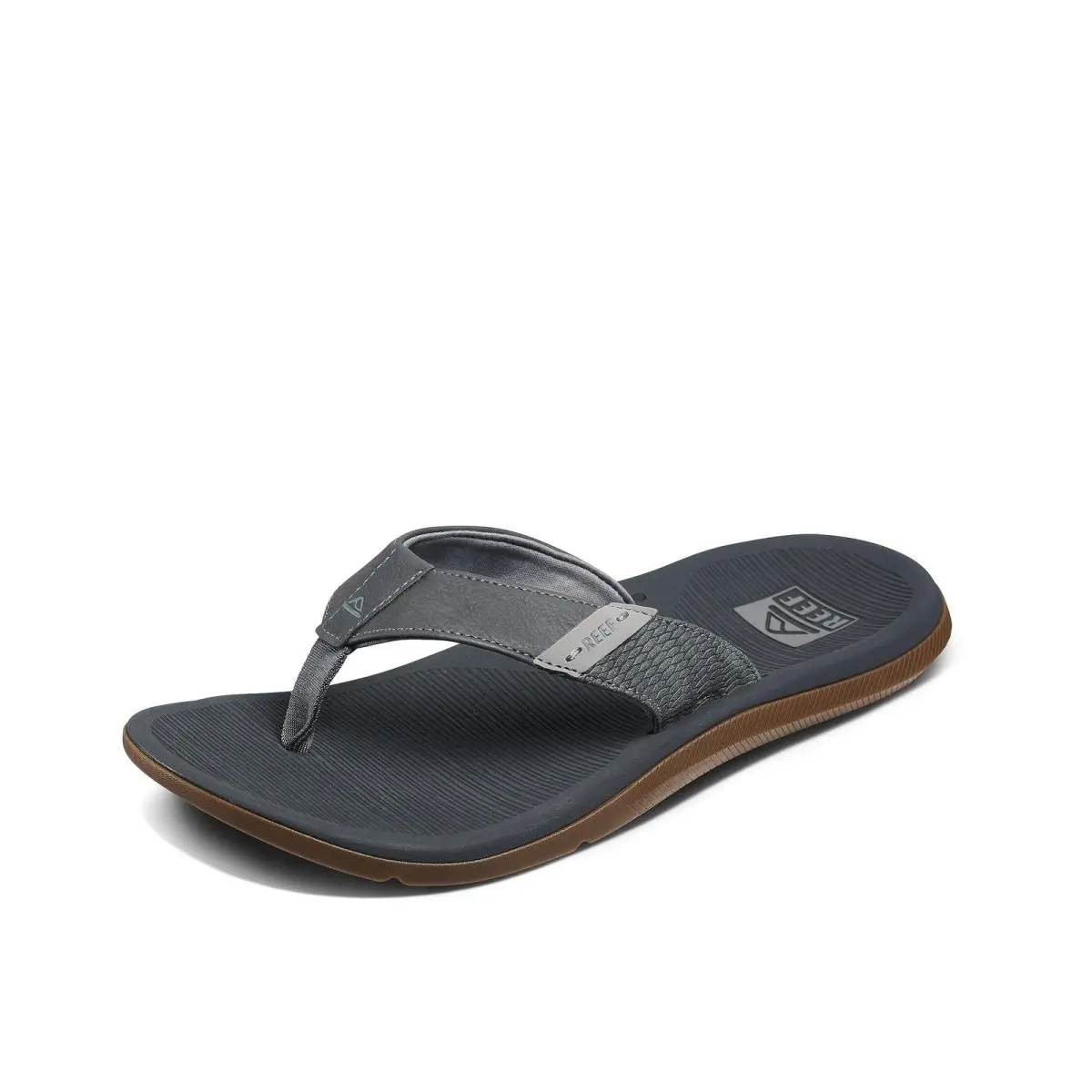 Reef Santa Ana Men`s Sandals Grey - 14 Medium - Grey