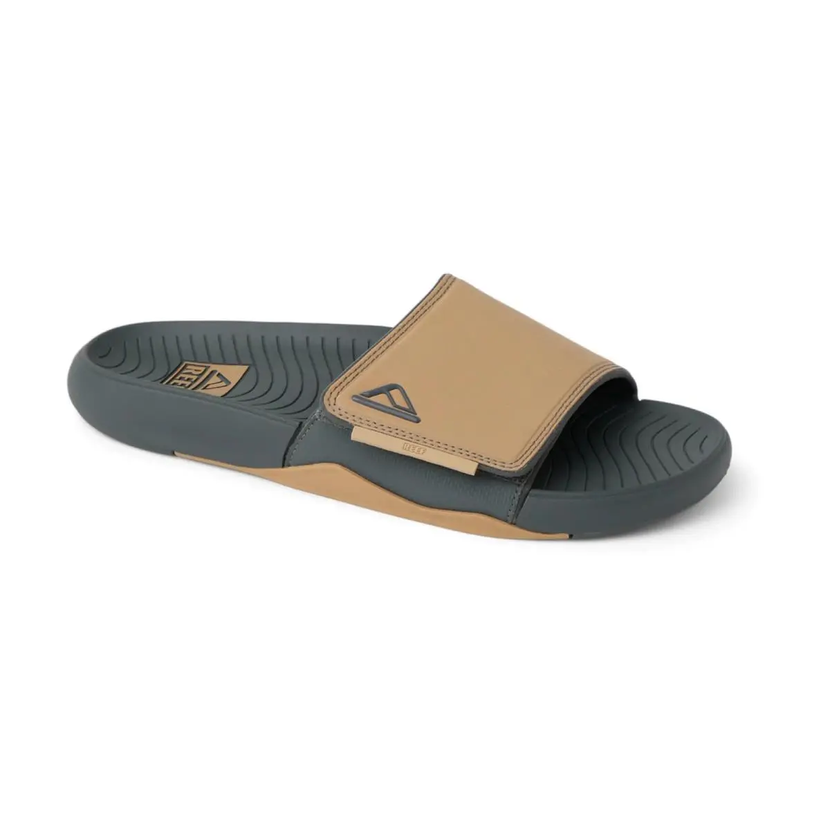 Reef Phantom Slab Men`s Flip Flop Sandals Black/tan - 8 Medium