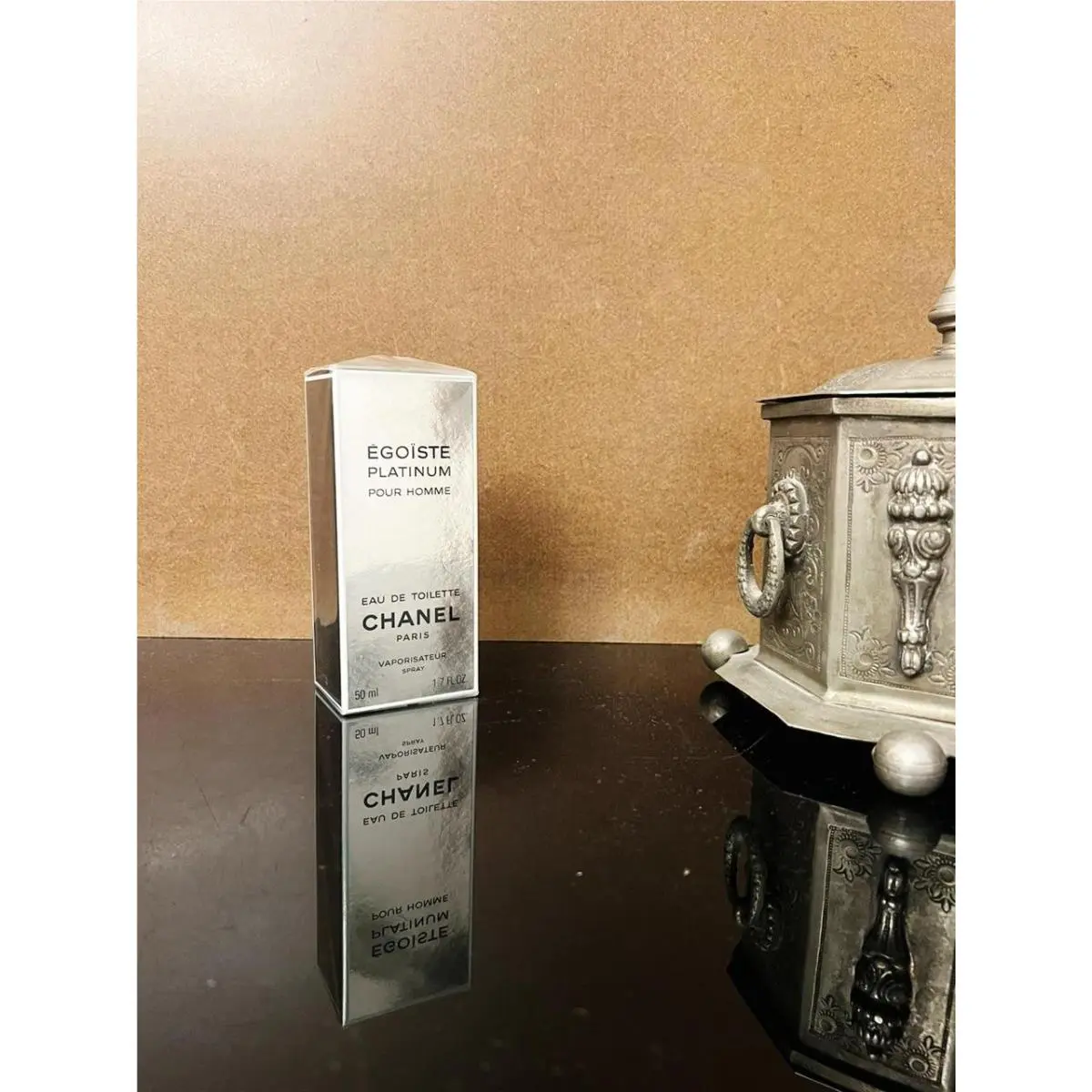 Vintage 6/1994 Chanel Egoiste Platinum Pour Homme Edt 50 ml 1.7 oz Spray V Rare
