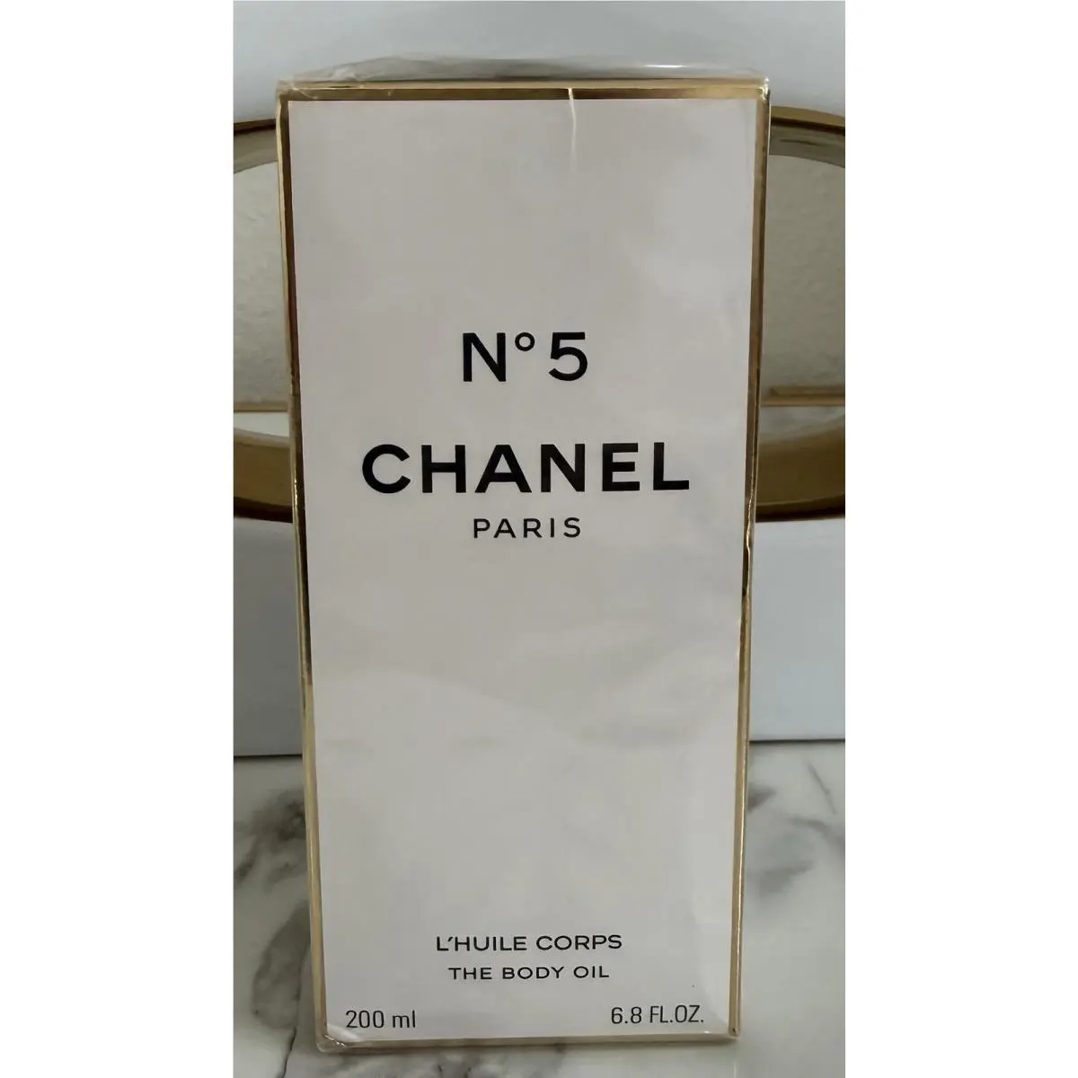 Chanel No. 5 Perfume Oil 200 Ml/ 6.8 oz L’huile Corps Dry Body Oil Rare