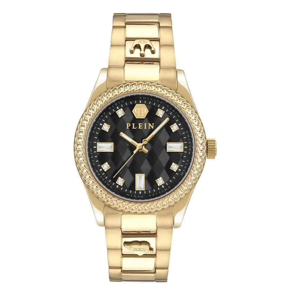 Gold Stainless Steel Dress Watch - PPPWCDA0624AC by Philipp Plein
