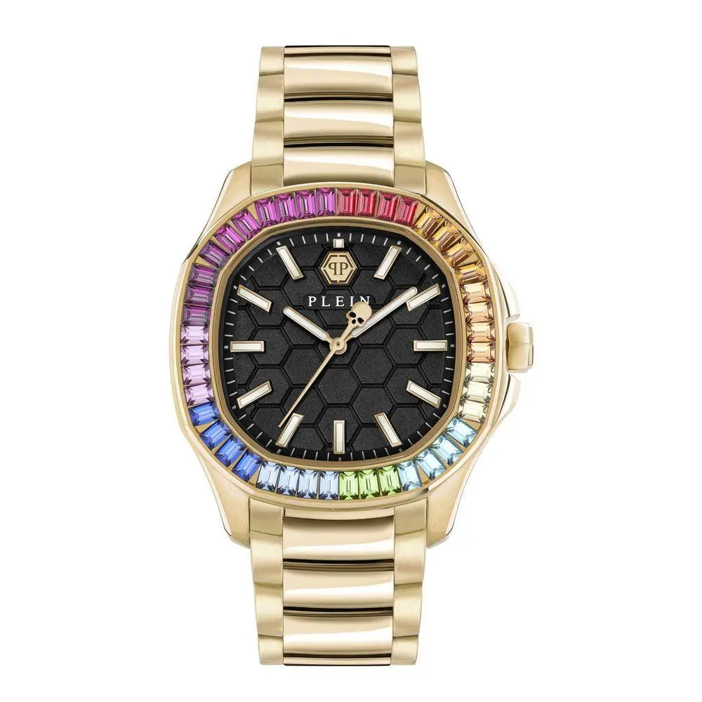 Gold Stainless Steel Dress Watch - PPPWTAA1224AC by Philipp Plein