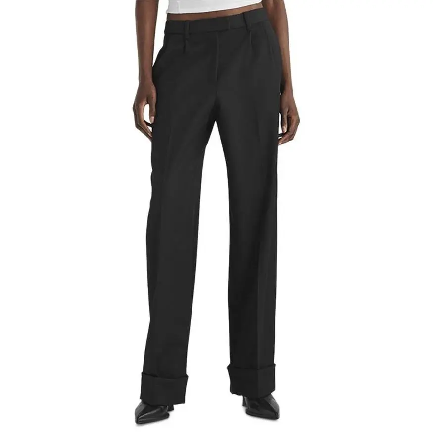 Rag Bone Black Wool Marianne Italian Trousers Size 10 by Rag & Bone