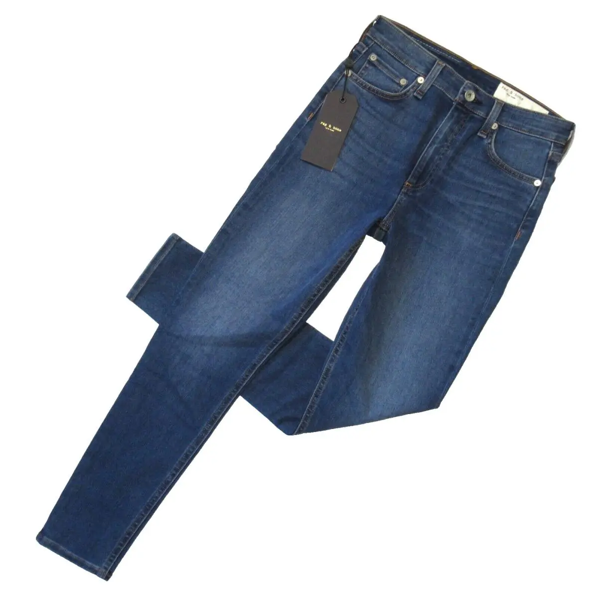 Rag Bone Nina High Rise Ankle Skinny in Camden Stretch Crop Jeans 26