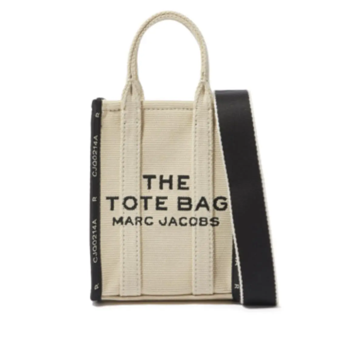 Marc Jacobs The Jacquard Mini Tote Bag Crossbody Purse Warm Sand