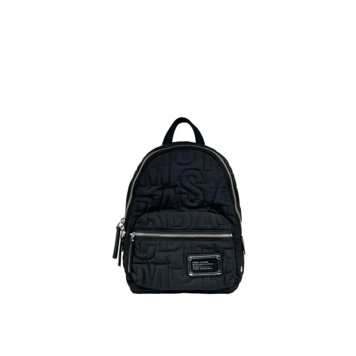 Marc Jacobs Small Black Quilted Backpack Bookbag
