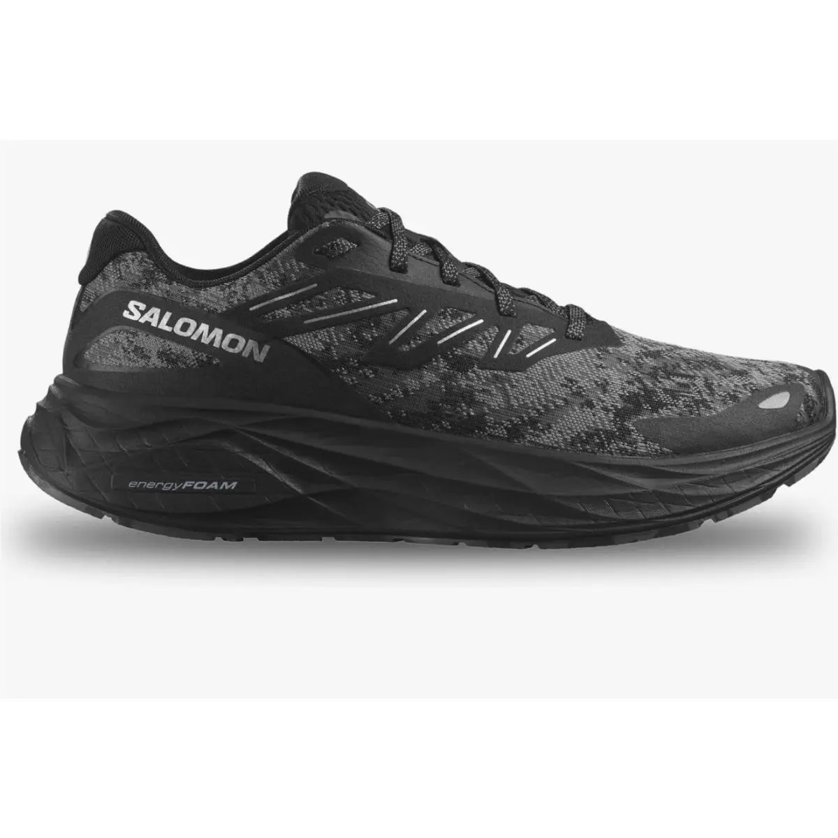 Salomon Aero Glide 2 Sneakers Black Phantom Ghost Gray Sz. 13