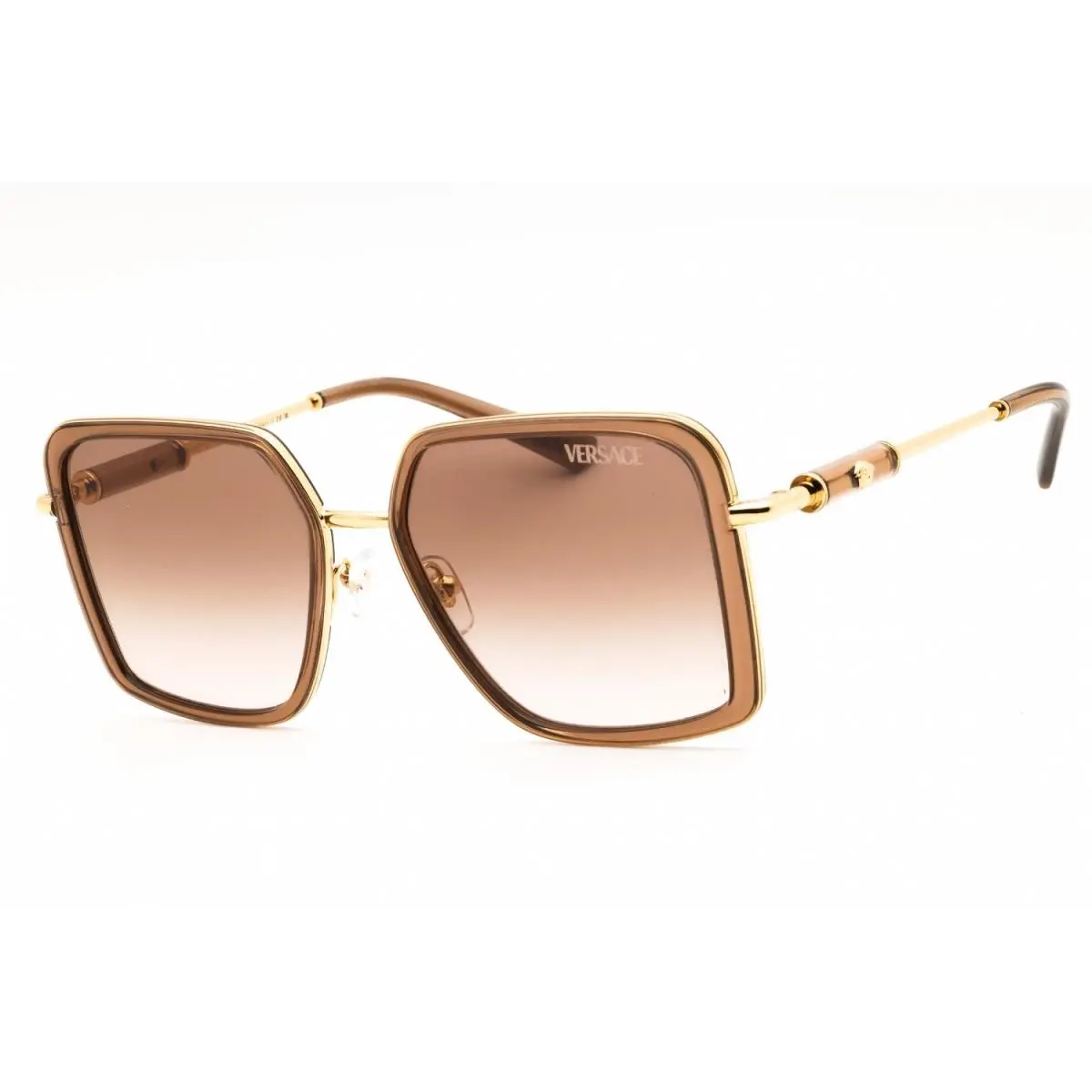 Versace VE2261 100213 Square Brown/brown Gradient 56 mm Women`s Sunglasses Frame