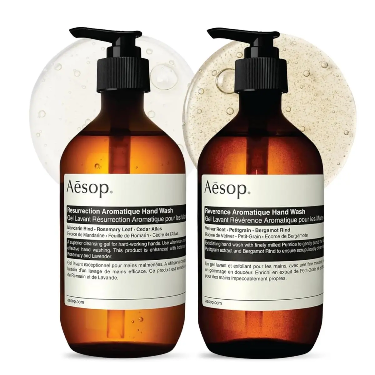 Hand Wash Set Botanical Nourishing Exfoliating 16.9 oz Pack of 2  Reverence by Aesop