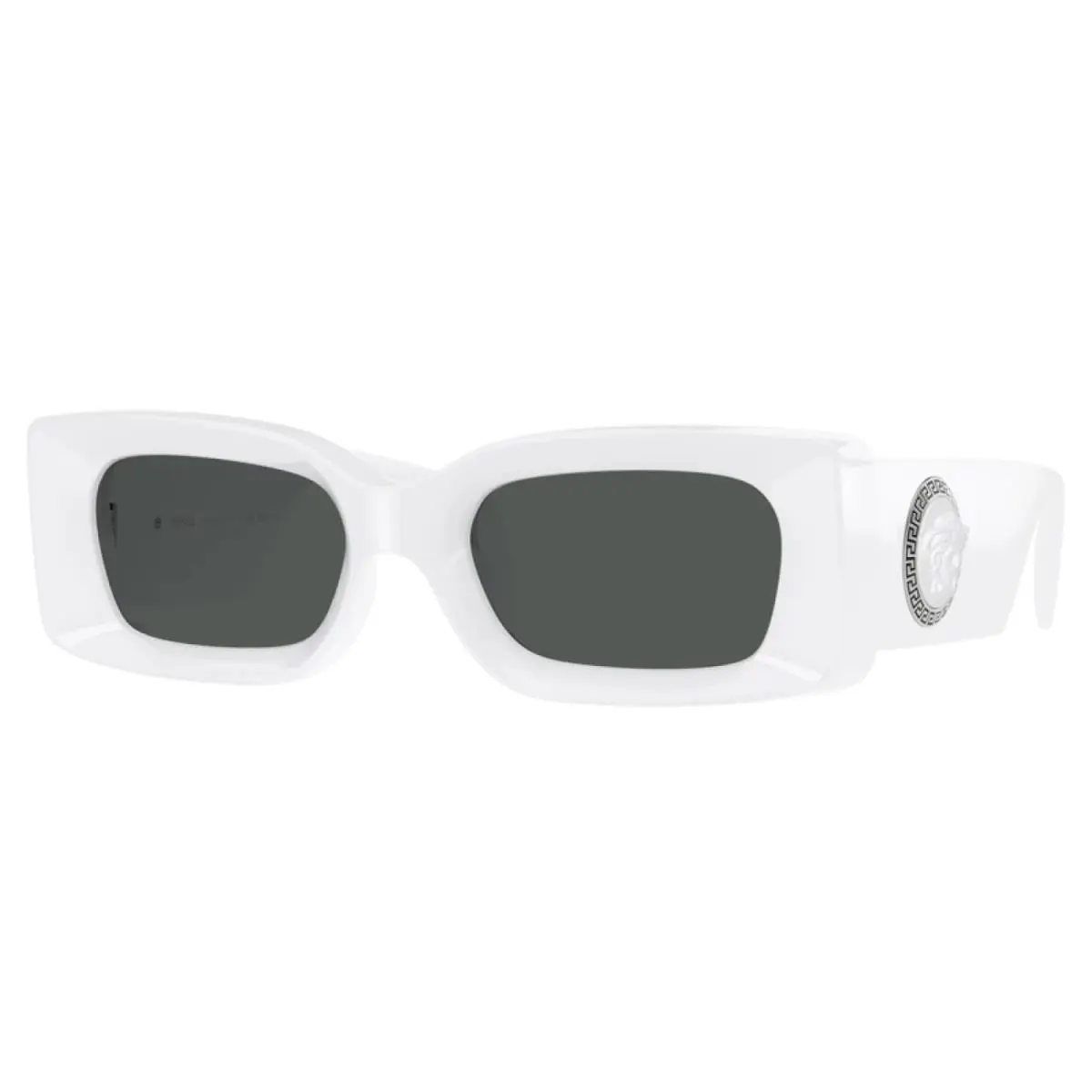 Versace VE4474U 314/87 Rectangle White/dark Gray 52 mm Unisex Sunglasses Frame