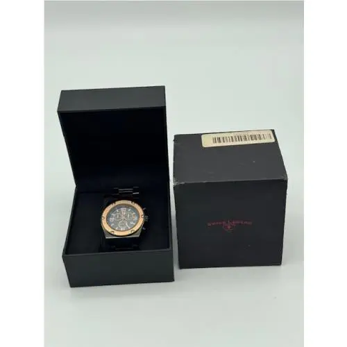 Men`s  40025 Throttle Chronograph Two-tone Quartz Date Watch by Swiss Legend